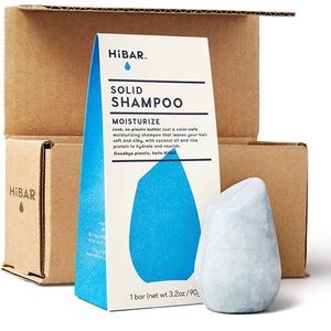 HIBAR Shampoo Bar, All Natural Hair Care, Plastic Free, Made with Eco Friendly